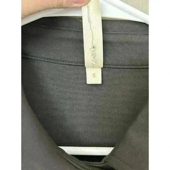 Men’s NAP Dark Grey Jersey Fleece Shirt Jacket Size Small. Oversized, Comfort - Picture 6 of 13